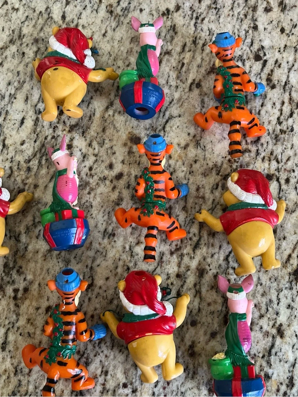 Vintage Winnie The Poo Tigger, piglet Christmas light covers